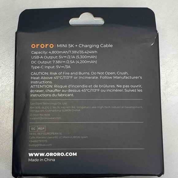 Ororo Men’s Classic Heated Jacket 2.0 - Picture 14 of 14